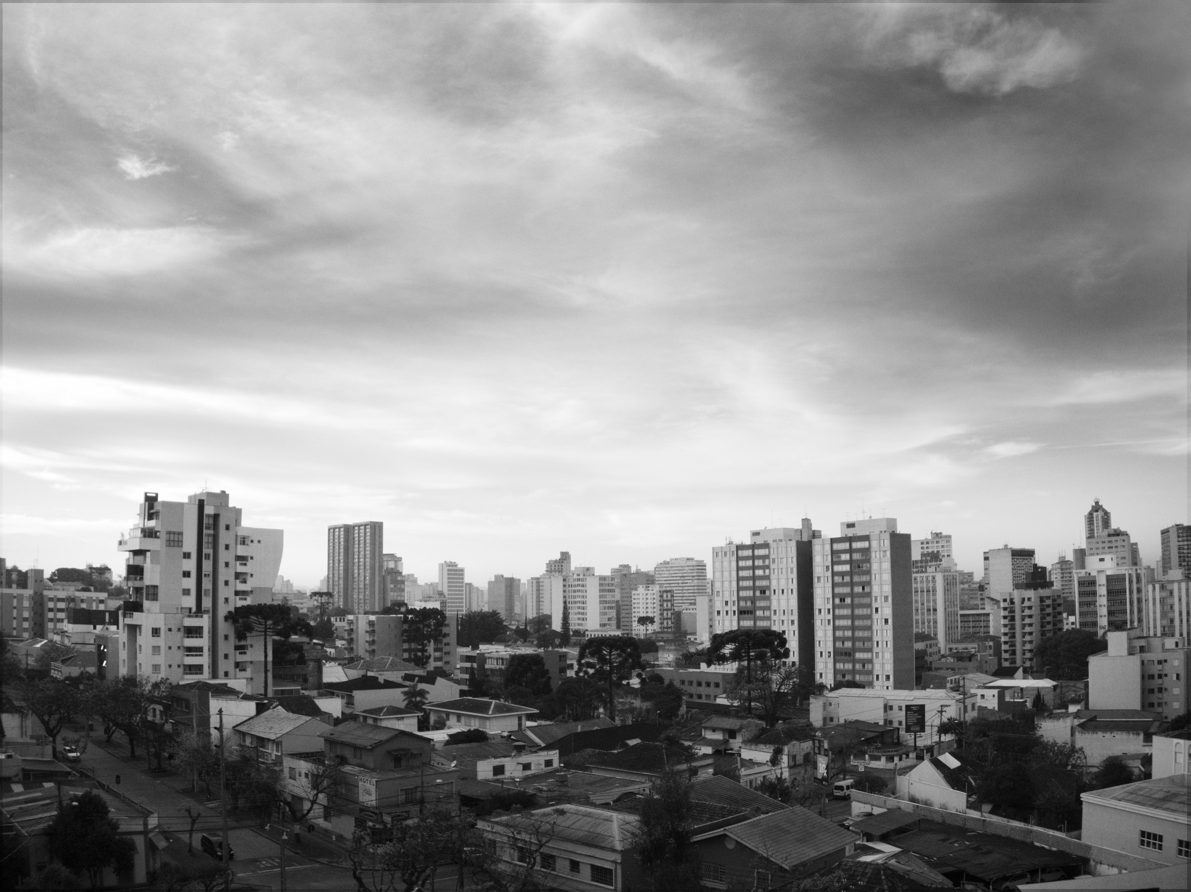 Vista aérea de Curitiba